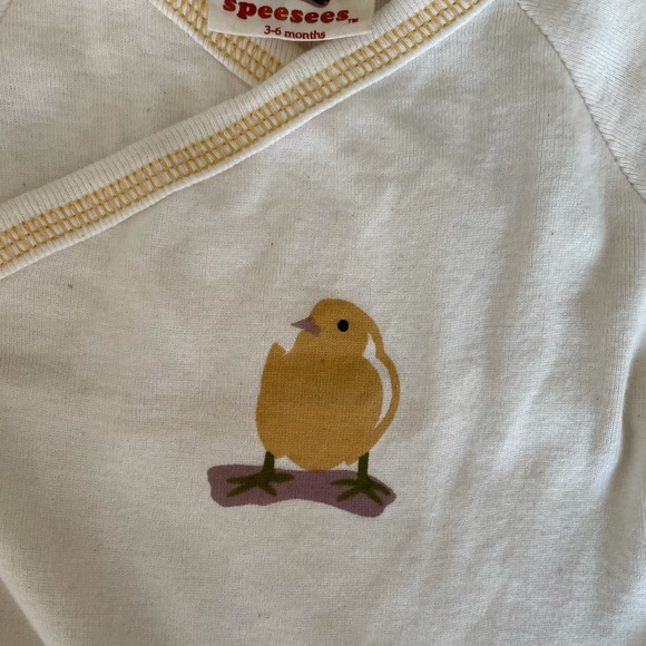 Organic Cotton Kimono-Style Onesie 3-6 months - Picture 4 of 9